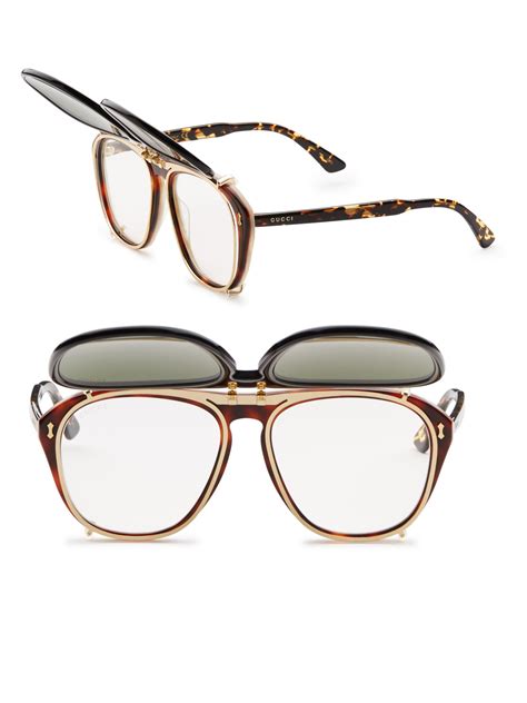 gucci clip on glasses|gucci male sunglasses.